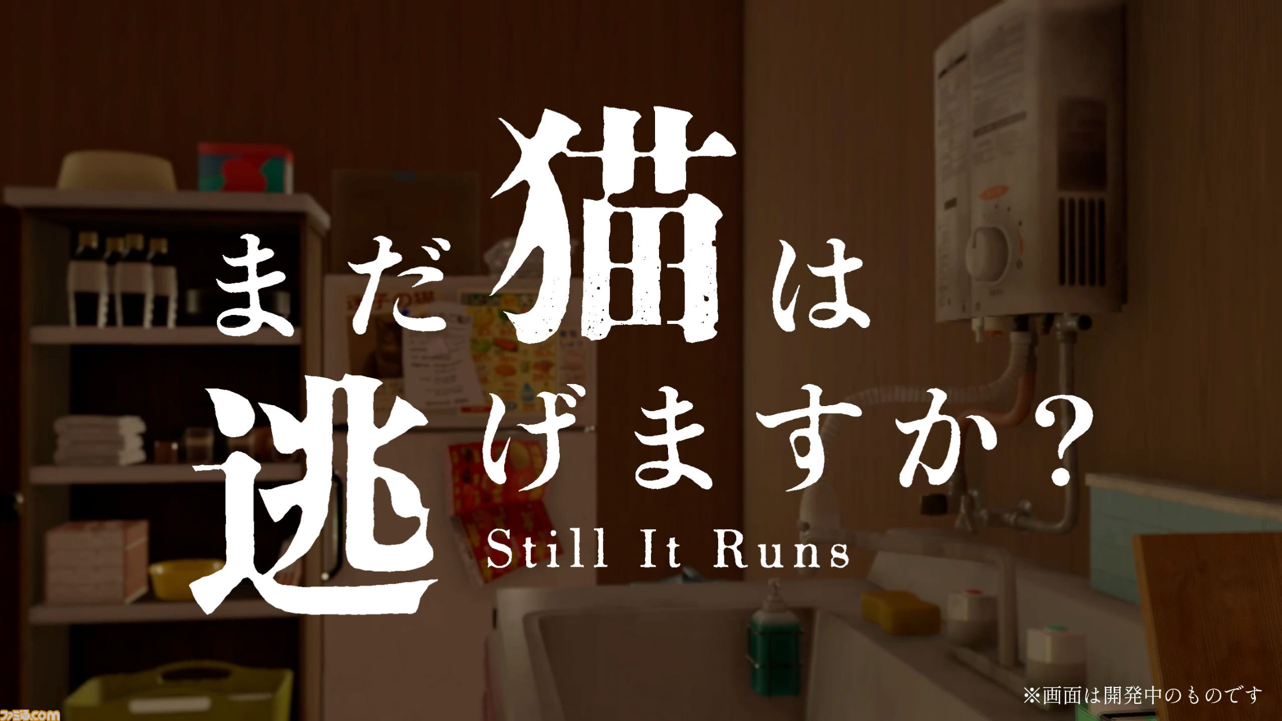 『まだ猫は逃げますか？』が今秋配信決定。『近畿地方のある場所について』の背筋氏がシナリオを手掛ける新作ホラーゲーム