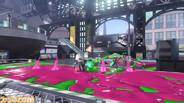『スプラトゥーン3』新ブキ2種が発表。フルチャージで5本のインクを放つ“フルイドV”、チャージ後に大きく前に踏み込んでヨコ振りを行う“デンタルワイパーミント”