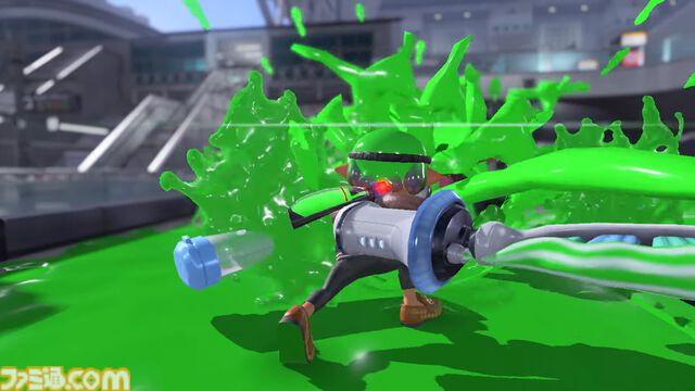『スプラトゥーン3』新ブキ2種が発表。フルチャージで5本のインクを放つ“フルイドV”、チャージ後に大きく前に踏み込んでヨコ振りを行う“デンタルワイパーミント”