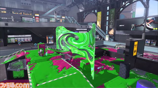 『スプラトゥーン3』新ステージ“リュウグウターミナル”が発表。駅をモデルにしたステージで、ギミックとして移動式の床が登場