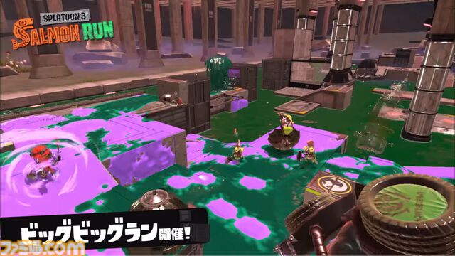 『スプラトゥーン3』新イベント“ビッグビッグラン”が開催決定。ヨコヅナ、タツ、ジョーのオカシラ3体が連合として同時に襲来!?