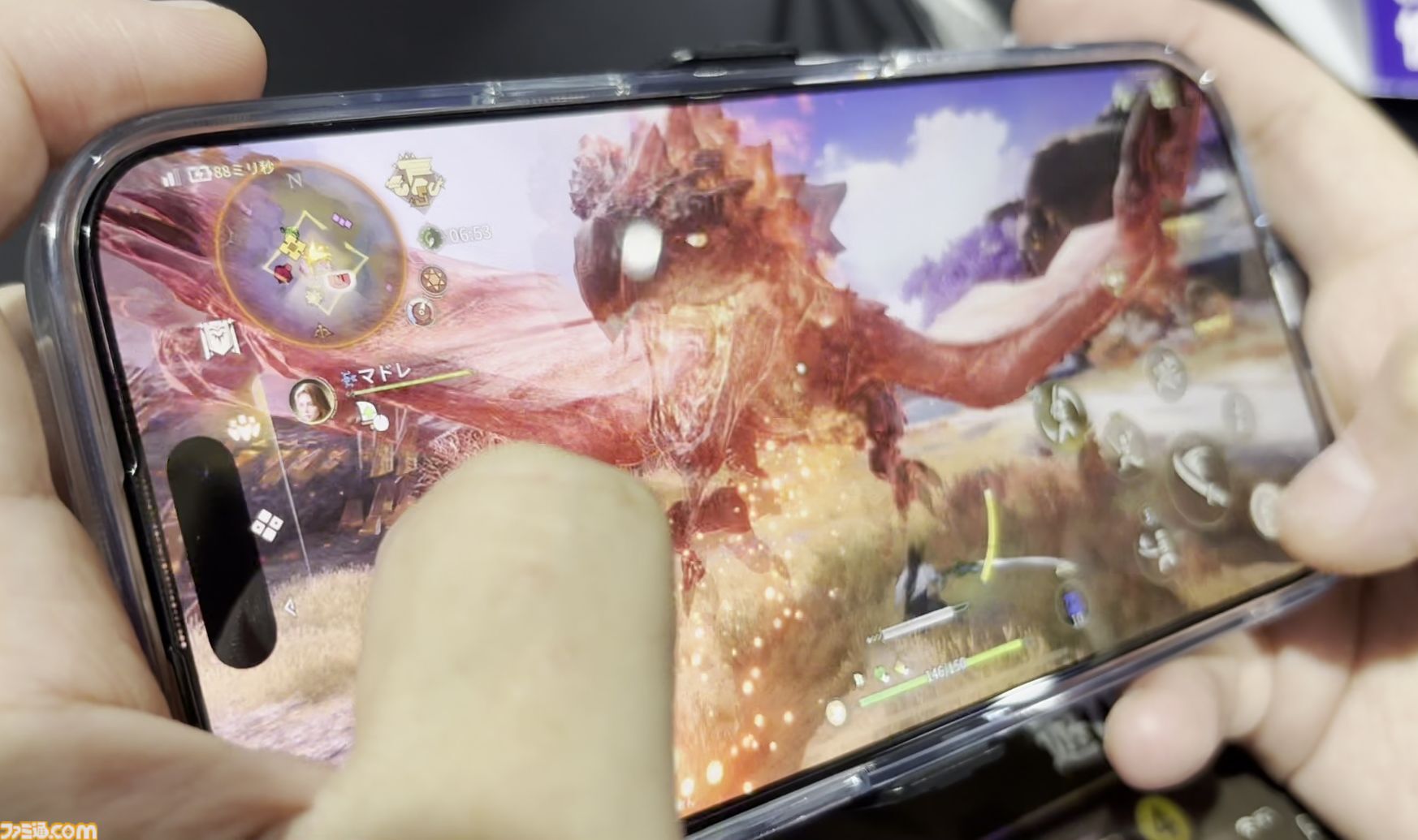 『モンスターハンターアウトランダーズ』独自の要素が満載ながらも狩猟体験はしっかりと『モンハン』。スマホ用に最適化されたUIでの操作も快適【TGS2025】