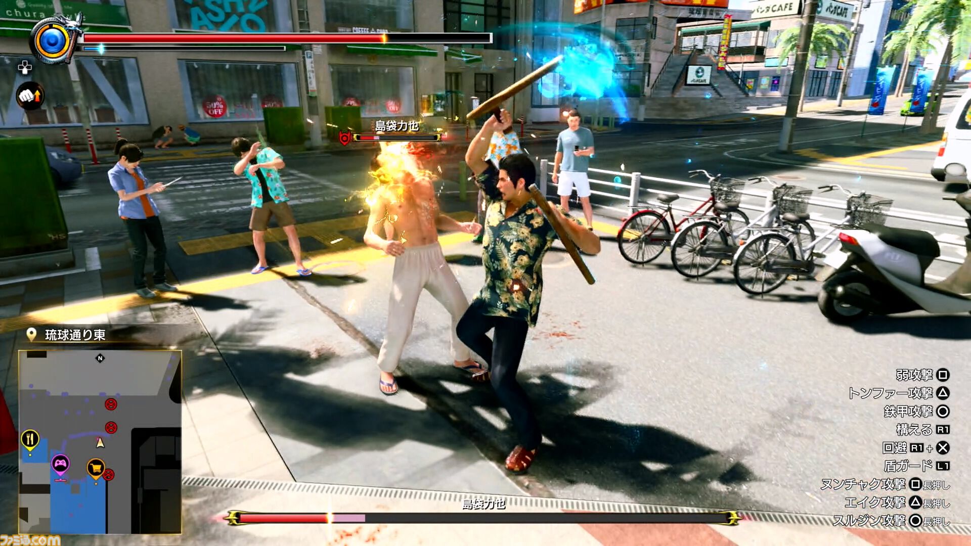 『龍が如く 極3/外伝 Dark Ties』先行プレイ。琉球街は着せ替えやOKAサーファーで満喫。峯はカラオケやプリクラもやる【TGS2025】