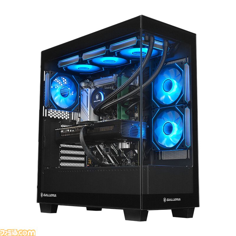 ガレリア GALLERIA PCケース ATX ゲーミングPC向け LED有 ガレリア GALLERIA PCケース ATX ゲーミングPC向け LED有