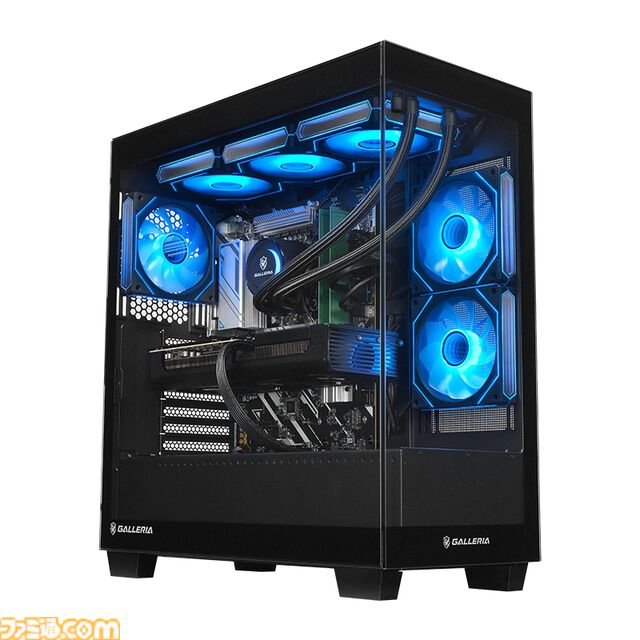 ゲーミングPC“ガレリア”新製品を紹介。ピラーレスデザイン採用モデルからフラグシップモデルまで、ニーズに合わせた4シリーズを展開。PCケースもリニューアル