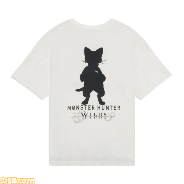 『モンハンワイルズ』PUMAコラボアパレルが12月発売決定。プーマキャット＆アイルーのコラボイラストがかわいいパーカーをはじめ、計6アイテムが先行公開