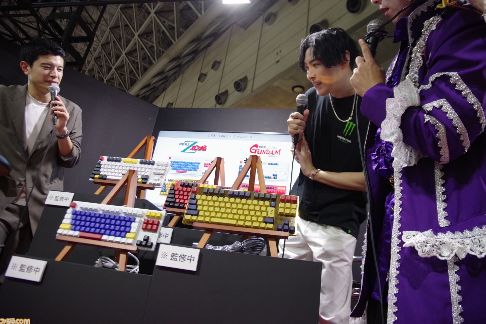 【REALFORCE】『Zガンダム』＆『逆襲のシャア』とコラボ。Zガンダム、百式、νガンダム、サザビーがゲーミングキーボード『GX1』に【TGS2025】