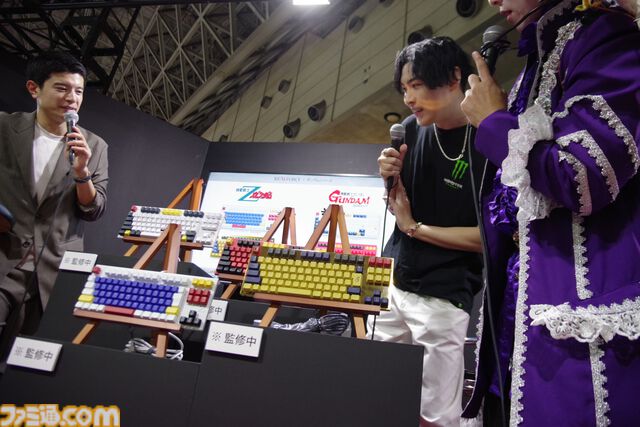 【REALFORCE】『Zガンダム』＆『逆襲のシャア』とコラボ。Zガンダム、百式、νガンダム、サザビーがゲーミングキーボード『GX1』に【TGS2025】