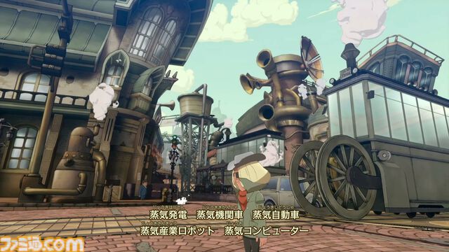 『レイトン教授と蒸気の新世界』ちょっと成長したルークの姿にグッとくる。チート級の蒸気機関技術で発展したアメリカ・スチームバイソンにてナゾトキ【TGS2025】