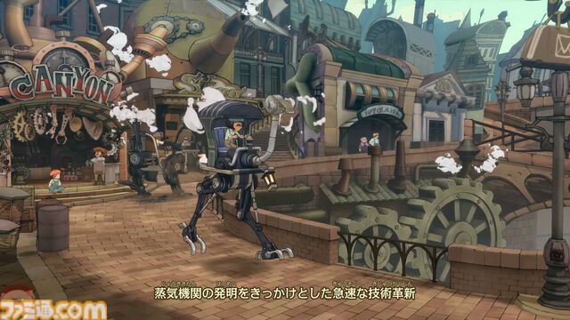 『レイトン教授と蒸気の新世界』ちょっと成長したルークの姿にグッとくる。チート級の蒸気機関技術で発展したアメリカ・スチームバイソンにてナゾトキ【TGS2025】