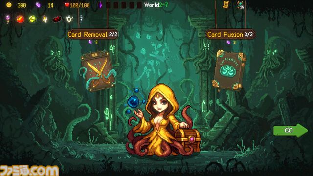 『神の⼀⼿』ブラックジャックとデッキ構築を融合させたローグライクのデモ版が本日（9/26）公開。神すら惑わす一手でクトゥルフ迷宮から生還せよ
