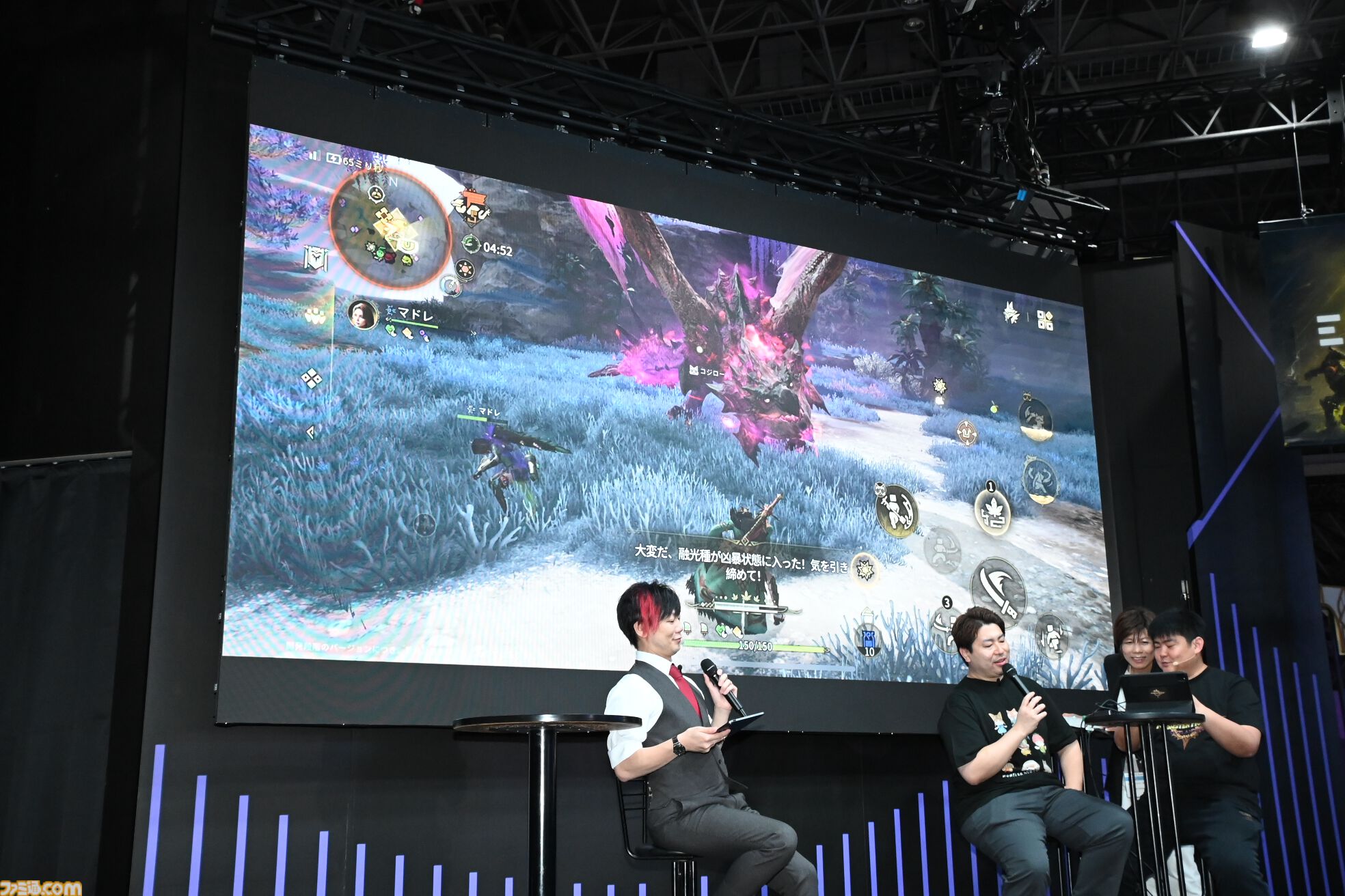 『モンスターハンターアウトランダーズ』新情報が続々公開。ステージイベントの実機プレイでは狂暴状態となった融光種リオレウスの大技も【TGS2025】