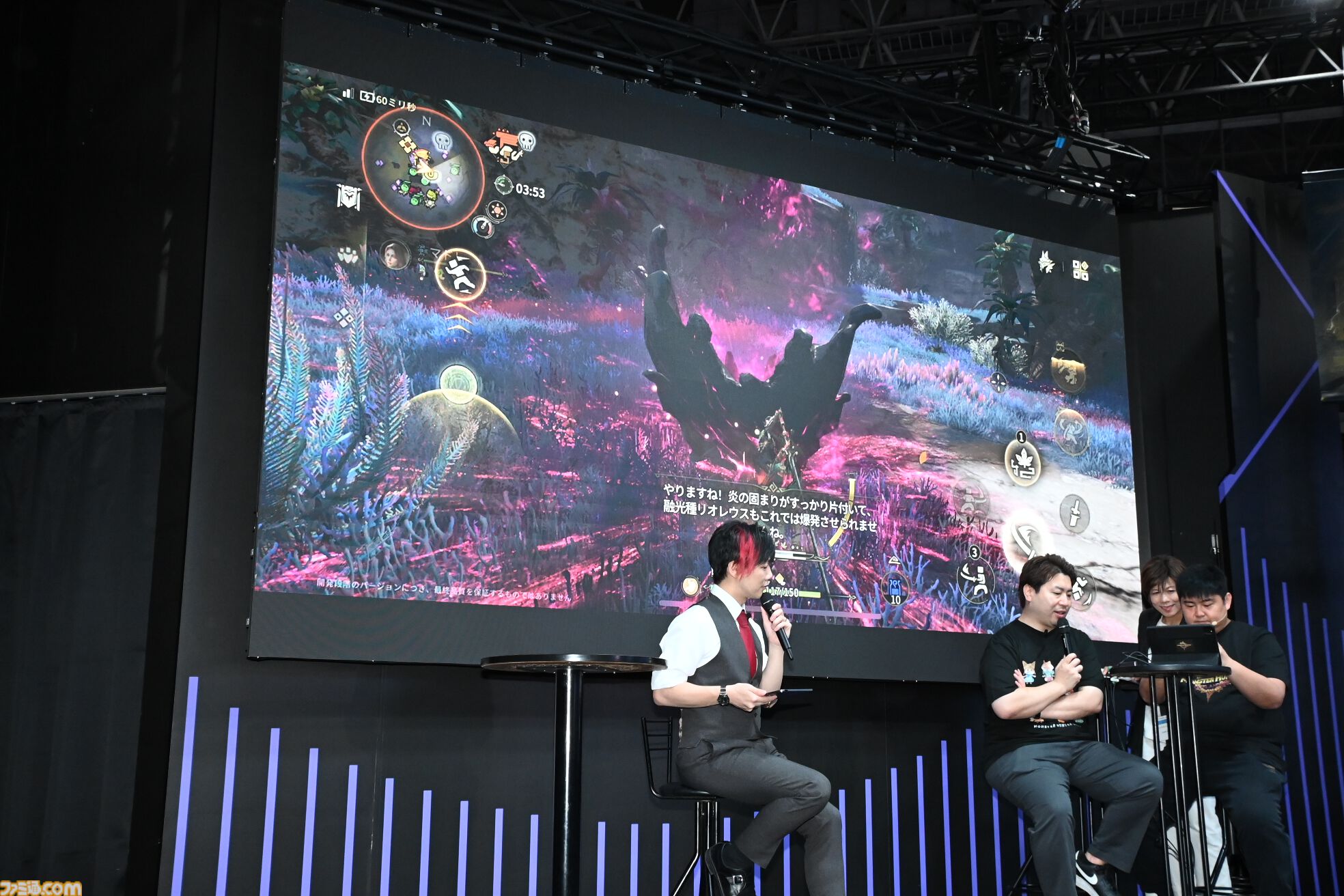 『モンスターハンターアウトランダーズ』新情報が続々公開。ステージイベントの実機プレイでは狂暴状態となった融光種リオレウスの大技も【TGS2025】