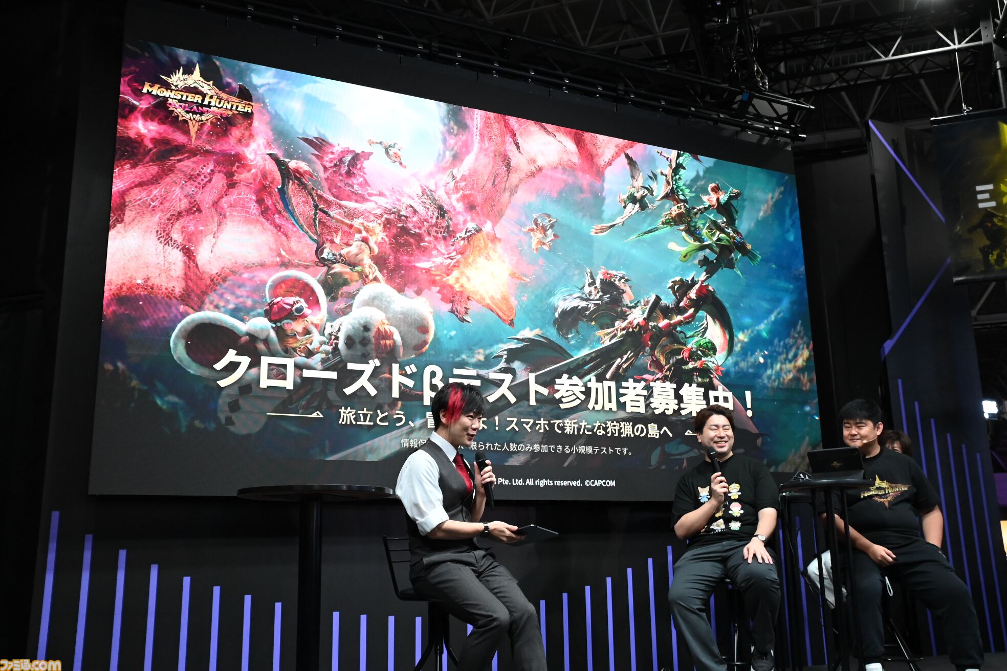 『モンスターハンターアウトランダーズ』新情報が続々公開。ステージイベントの実機プレイでは狂暴状態となった融光種リオレウスの大技も【TGS2025】