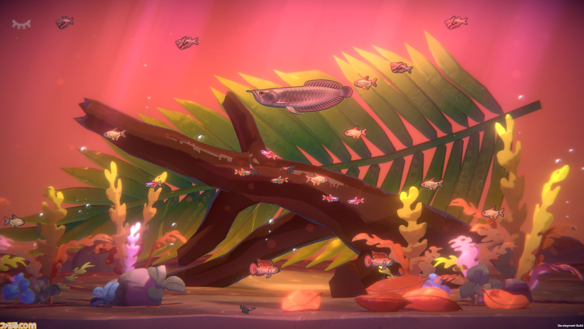 『一緒に！魚の時間』癒し環境で集中力を養うチル系アクアリウムゲームが2025年内にリリース。Steamにて無料体験版を配信