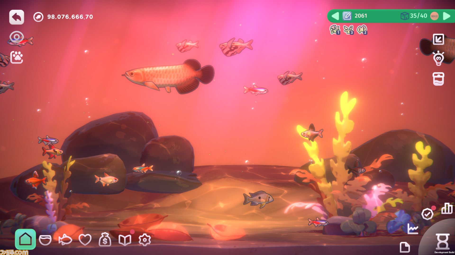 『一緒に！魚の時間』癒し環境で集中力を養うチル系アクアリウムゲームが2025年内にリリース。Steamにて無料体験版を配信