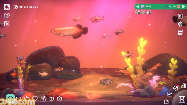 『一緒に！魚の時間』癒し環境で集中力を養うチル系アクアリウムゲームが2025年内にリリース。Steamにて無料体験版を配信