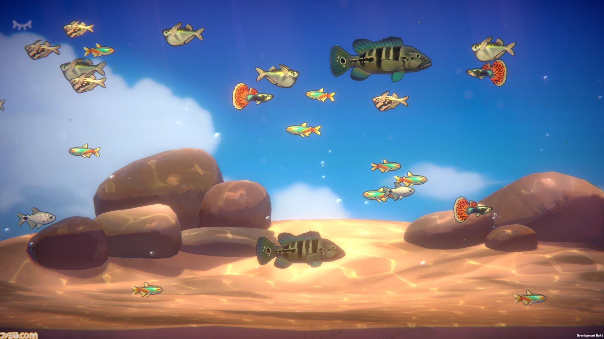 『一緒に！魚の時間』癒し環境で集中力を養うチル系アクアリウムゲームが2025年内にリリース。Steamにて無料体験版を配信