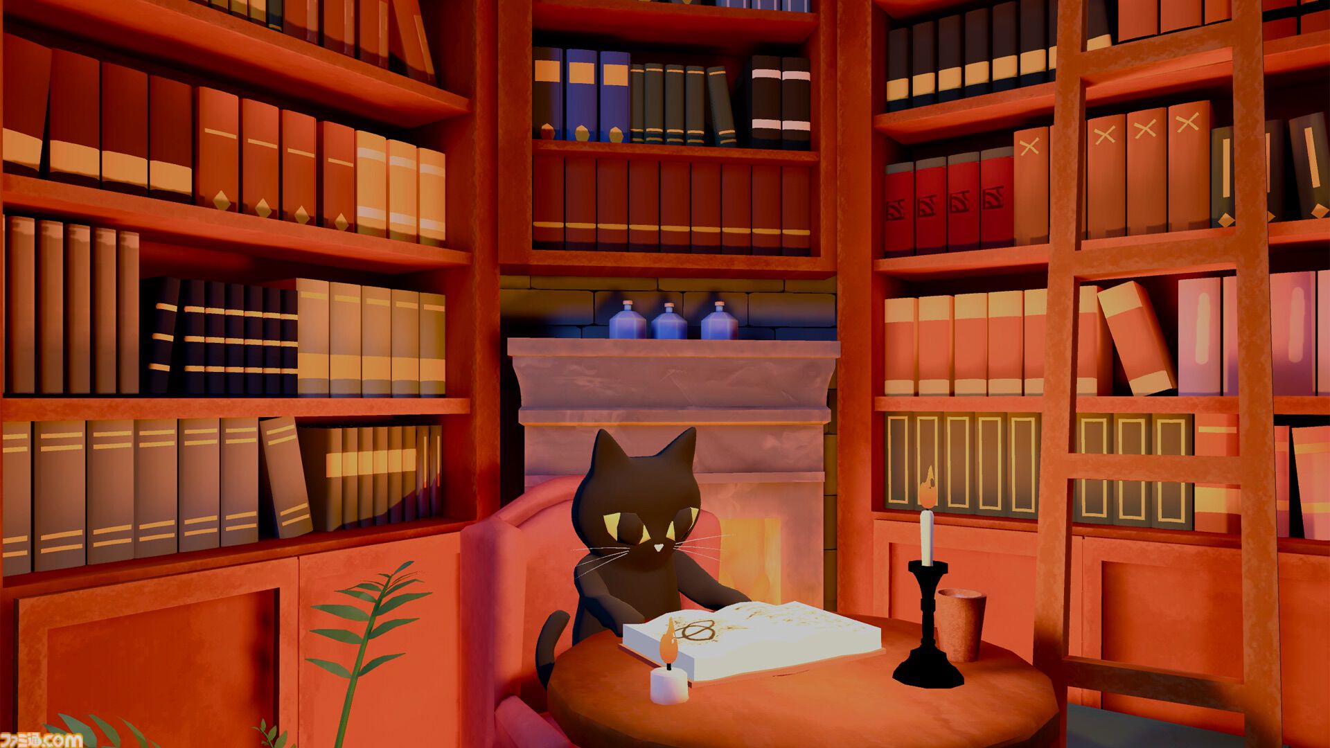 『Black Cat Book Club』魔法を学ぶ黒ネコとともに過ごす癒しのひととき。作業中や休憩時間も寄り添ってくれるほっこり系放置ゲームが近日リリース