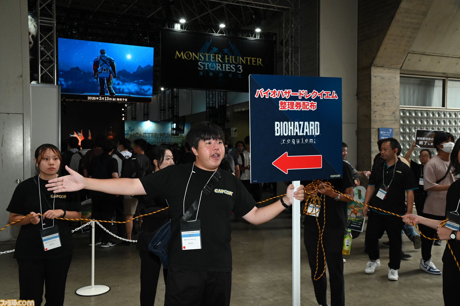 東京ゲームショウ2025一般日が開幕！　幕張メッセには会場前から長蛇の列。開場後は『モンハンワイルズ』『バイオ9』の試遊整理券配布にファン殺到【TGS2025】
