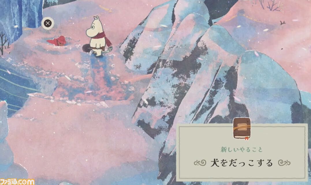 『ムーミン』ゲーム新作は冬のムーミン谷を転げ回る。犬の名前が“めそめそ”でよすぎる。小説『ムーミン谷の冬』をベースにオリジナルストーリーが展開【TGS2025】
