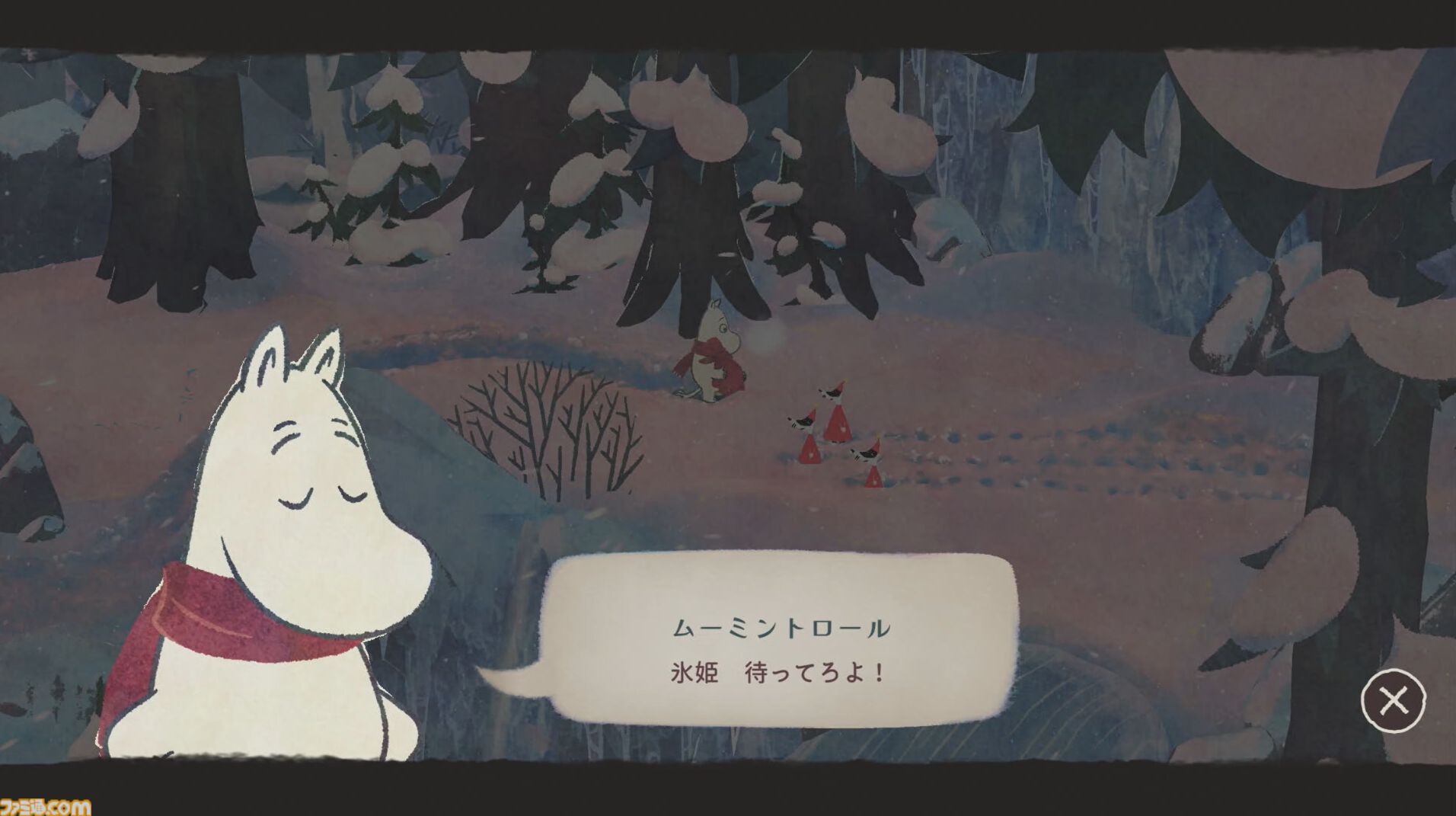 『ムーミン』ゲーム新作は冬のムーミン谷を転げ回る。犬の名前が“めそめそ”でよすぎる。小説『ムーミン谷の冬』をベースにオリジナルストーリーが展開【TGS2025】