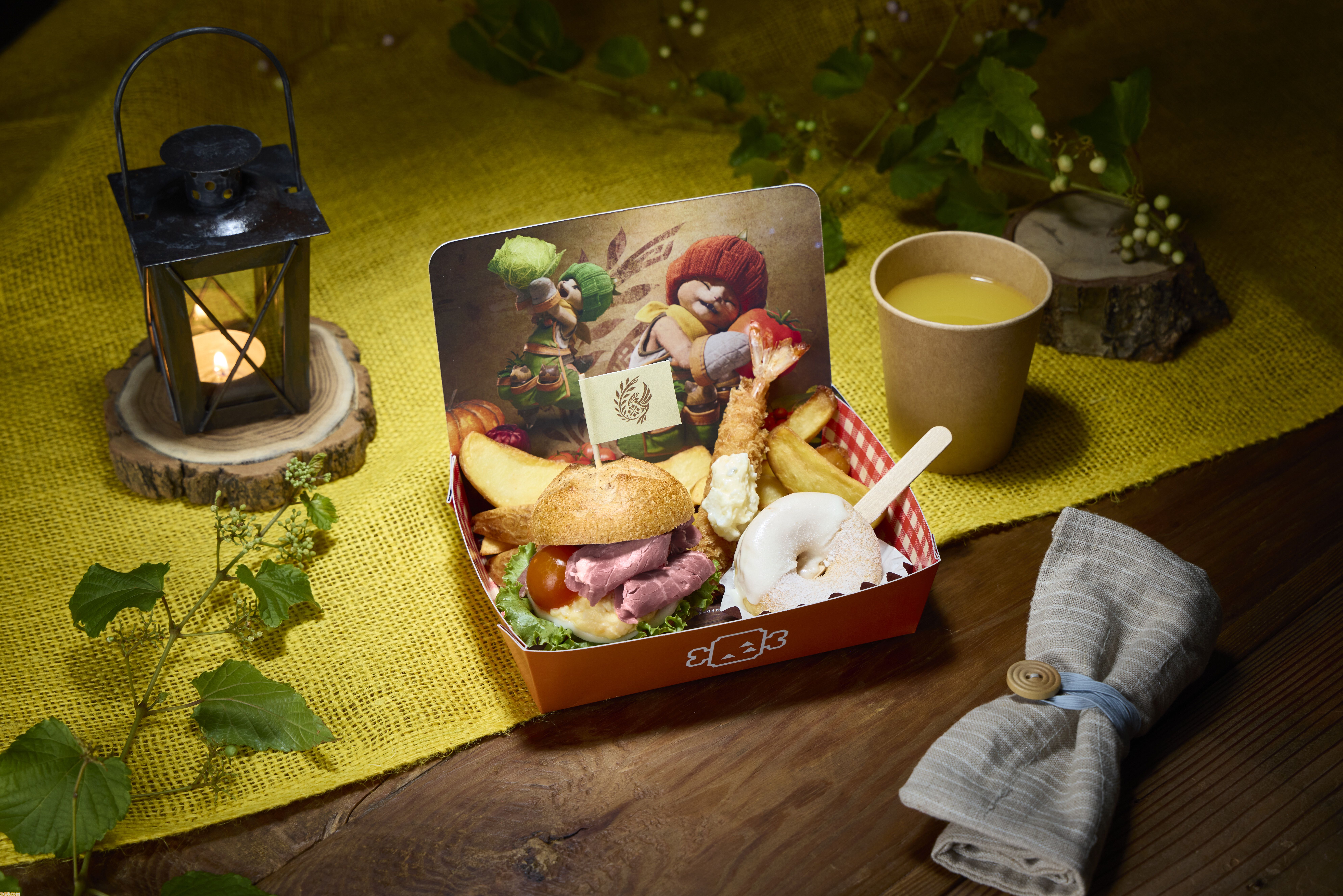 【USJ】『モンハンワイルズ』モリバーのアジトを再現したレストランが11月19日より登場。食事の誘いの盛り合わせや焚き火料理が味わえる