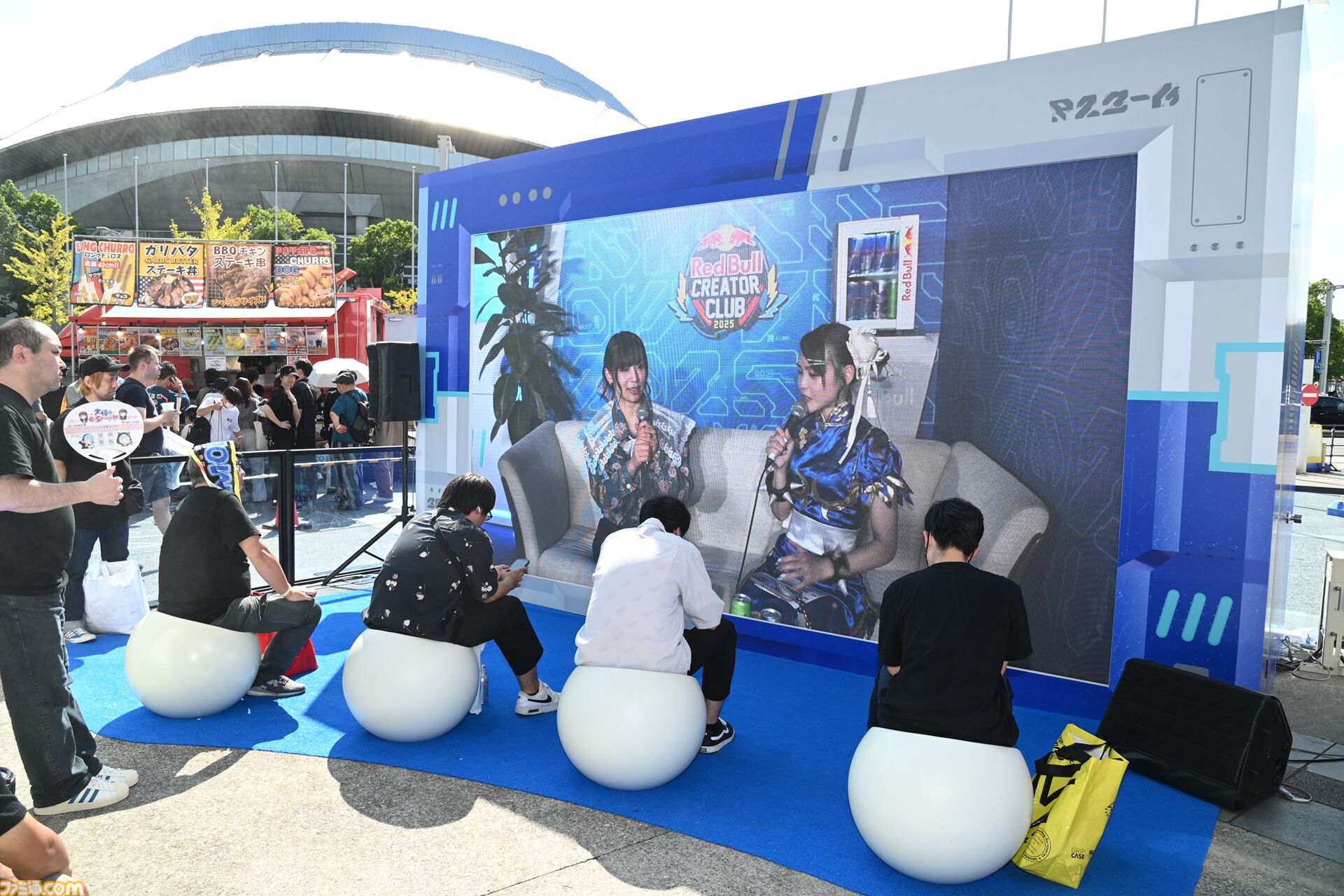 レッドブルの巨大な野外施設“Red Bull Creator Club”は「日本のゲームコンテンツが世界に羽ばたいていく手伝いをしたい」という思いから【TGS2025】