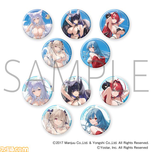 『アズールレーン』濡れた髪と水着がまぶしい“KAN-SEN”たちの新作グッズが登場。描き下ろしイラストのアクスタやタペストリーを販売する“サマーフェア2024”が8月2日より開催