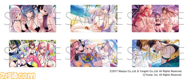 『アズールレーン』濡れた髪と水着がまぶしい“KAN-SEN”たちの新作グッズが登場。描き下ろしイラストのアクスタやタペストリーを販売する“サマーフェア2024”が8月2日より開催