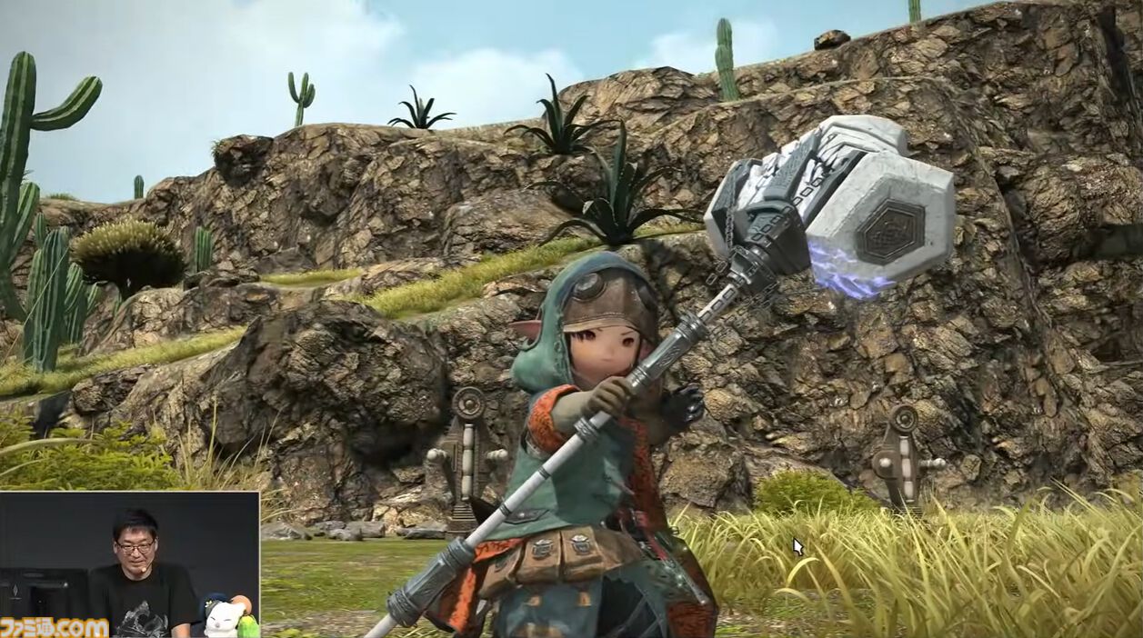 『FF14』×『モンハンワイルズ』コラボ“護竜アルシュベルド狩猟戦”が10月7日に実装、パッチ7.35と同時公開【TGS2025】