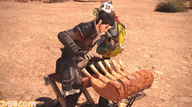 『FF14』×『モンハンワイルズ』コラボ“護竜アルシュベルド狩猟戦”が10月7日に実装、パッチ7.35と同時公開【TGS2025】
