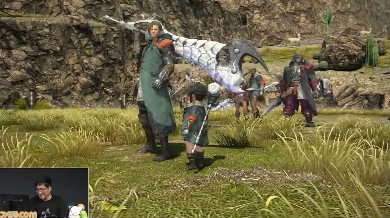 『FF14』×『モンハンワイルズ』コラボ“護竜アルシュベルド狩猟戦”が10月7日に実装、パッチ7.35と同時公開【TGS2025】
