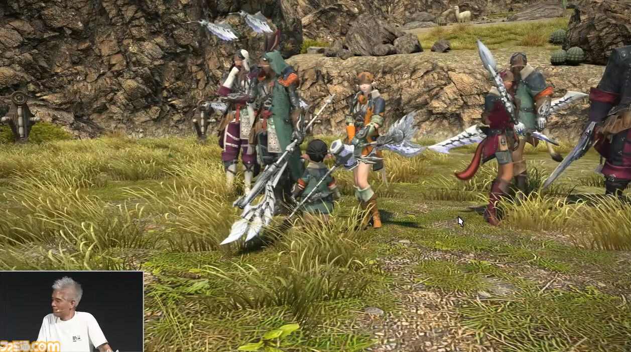 『FF14』×『モンハンワイルズ』コラボ“護竜アルシュベルド狩猟戦”が10月7日に実装、パッチ7.35と同時公開【TGS2025】