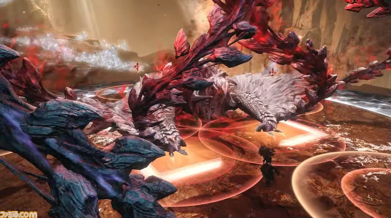 『FF14』×『モンハンワイルズ』コラボ“護竜アルシュベルド狩猟戦”が10月7日に実装、パッチ7.35と同時公開【TGS2025】