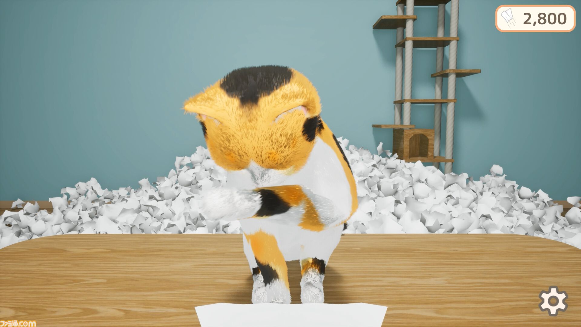 『ねこティッシュ』猫がティッシュをまき散らすシュール癒やし系クリッカーゲーム。ある条件で“猫ミーム”のオマージュも。10月7日にSteamほかで配信開始