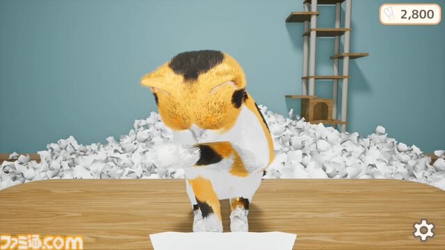 『ねこティッシュ』猫がティッシュをまき散らすシュール癒やし系クリッカーゲーム。ある条件で“猫ミーム”のオマージュも。10月7日にSteamほかで配信開始