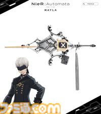 『ニーア』優雅な髪飾りが10月17日17時より予約開始、2Bと9Sの2モデル。「貴女と共に戦えて光栄でした。」「私もだ。」の刻印は泣ける