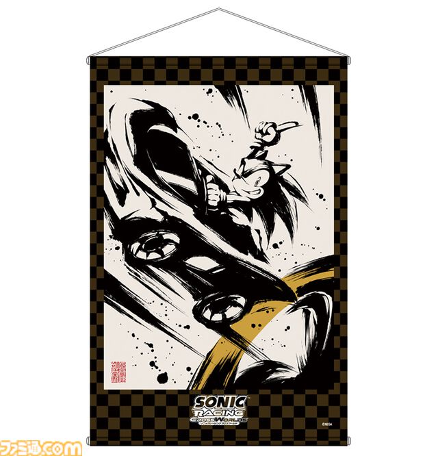 『ソニックレーシング クロスワールド』購入特典まとめ。Amazonは2BRO.コラボTシャツ＆ステッカー、セガストアは掛け軸風タペストリーなど