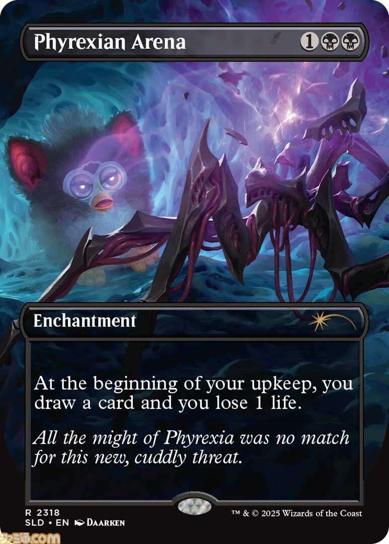 【MTG】ファービーとのコラボカードが登場。ホラーテーマの新パックが10月14日より数量限定で予約開始。映画『ジョーズ』などのカードも収録