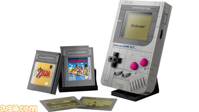 【レゴ】初代ゲームボーイを再現した大人向け“LEGO Game Boy”が本日（10/1）発売。『ゼルダの伝説 夢をみる島』、『スーパーマリオランド』カートリッジ付属