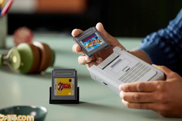 【レゴ】初代ゲームボーイを再現した大人向け“LEGO Game Boy”が本日（10/1）発売。『ゼルダの伝説 夢をみる島』、『スーパーマリオランド』カートリッジ付属