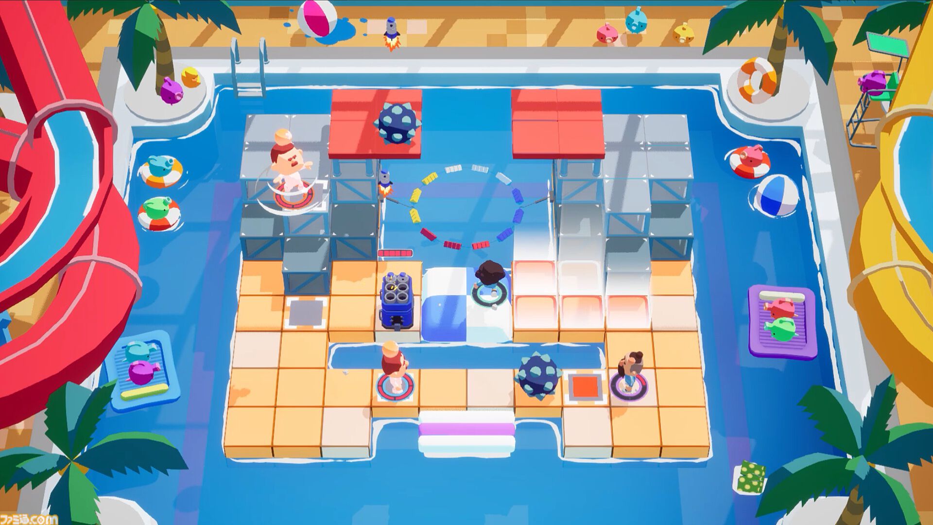 『BLOKES on BLOCKS!』おじさんたちのバトルロイヤルパーティーゲームの体験版がSteamで本日（10/2）配信開始