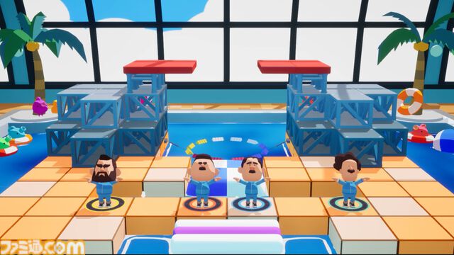 『BLOKES on BLOCKS!』おじさんたちのバトルロイヤルパーティーゲームの体験版がSteamで本日（10/2）配信開始