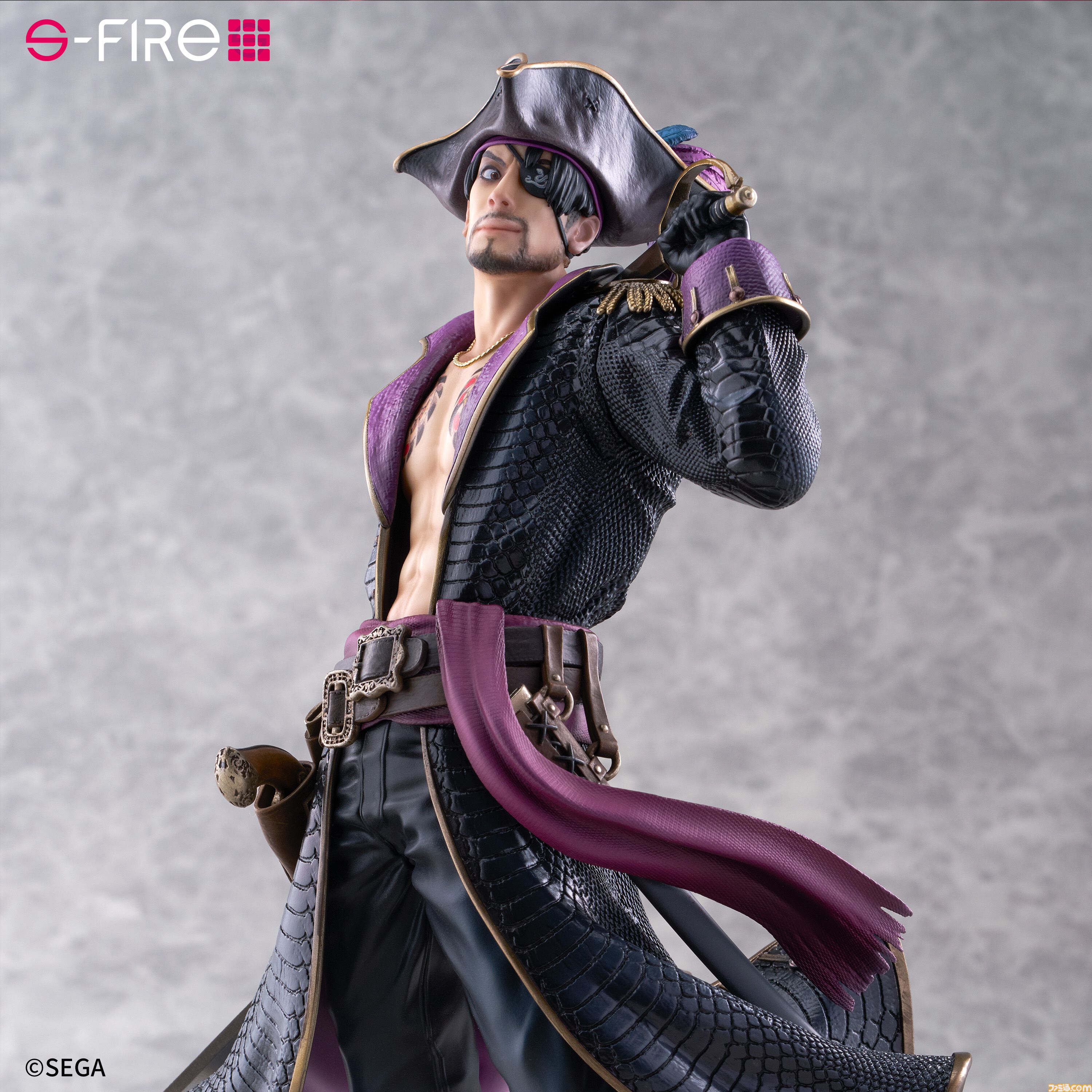 『龍が如く8外伝』キャプテン真島が1/7スケールフィギュア化。セガストア特典はゴロー海賊団のセリフアクスタと手配書ポスター