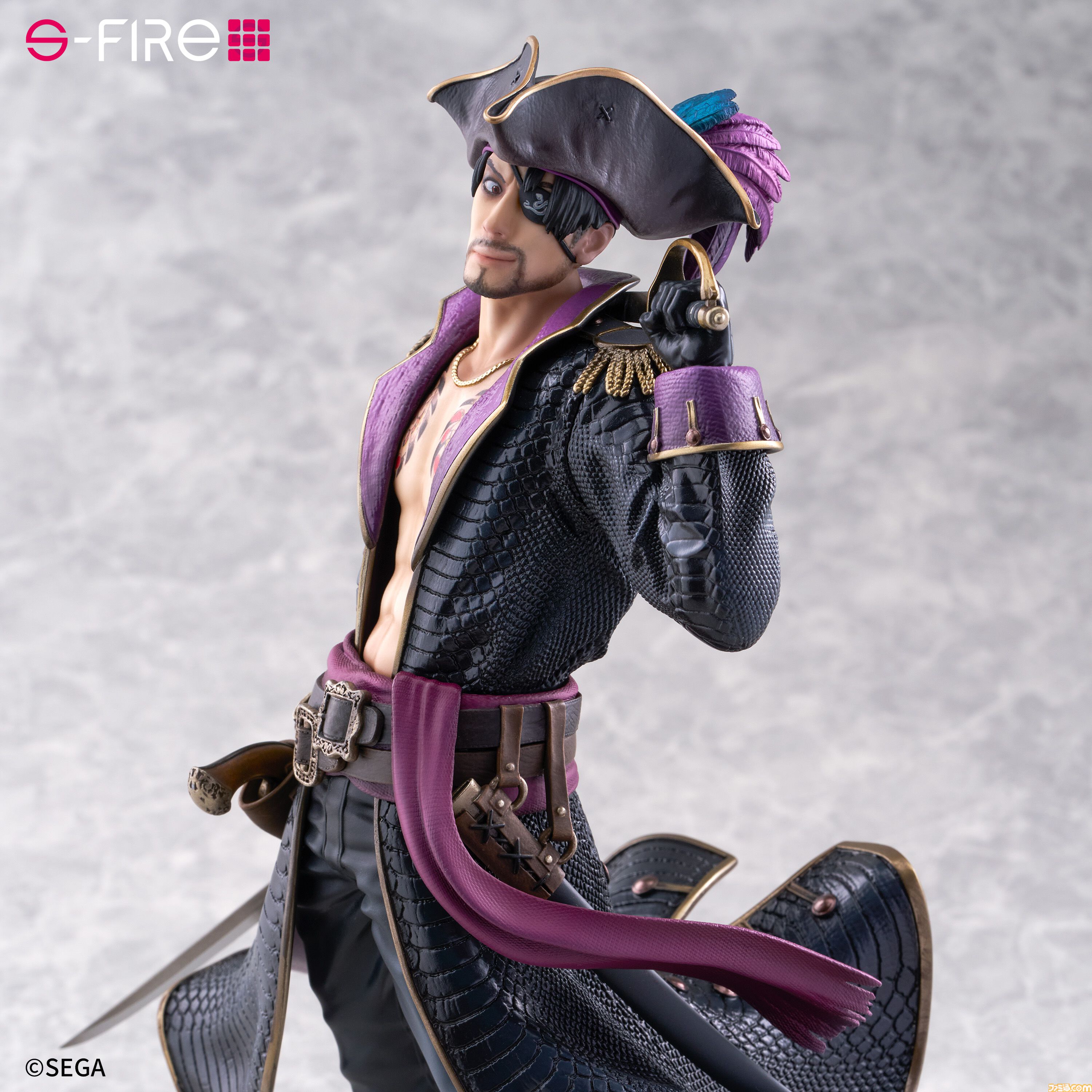 『龍が如く8外伝』キャプテン真島が1/7スケールフィギュア化。セガストア特典はゴロー海賊団のセリフアクスタと手配書ポスター