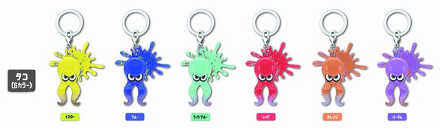 『スプラトゥーン3』イカしたアイコンチャームが登場。イカとタコのクールな6カラー、全12種が展開。10月下旬にガチャで発売