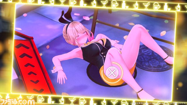 『へべれけ ばにーがーでん』ゲーム映像が公開。ゴミ箱に突っ込んだり、マンホールにお尻がハマったり…酔っ払った彼女たちのハプニング満載な姿が見どころ