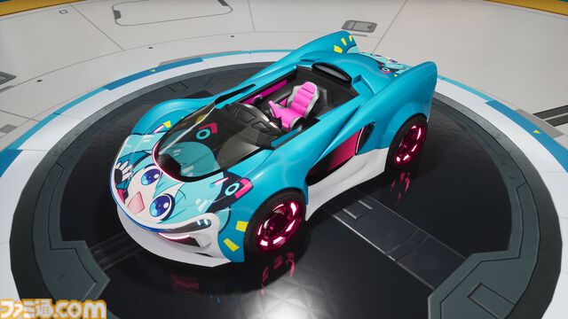 『ソニックレーシング クロスワールド』 初音ミクコラボイベントが開催。ポイントをためて限定称号やミク、リン&レンたちのステッカーが手に入る