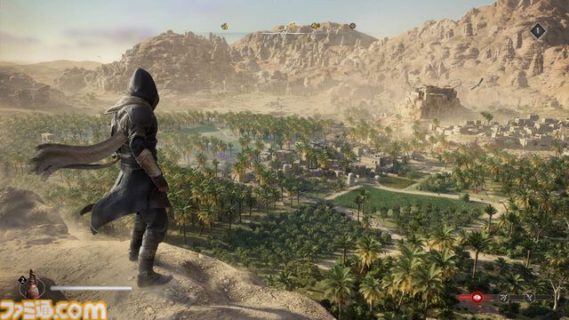 『アサシン クリード ミラージュ』無料DLC“Valley of Memory”。舞台はサウジ、酸で敵をドロドロに、バシムの父ちゃんどこいった問題など、気になること満載。絶景ポイントも多数。